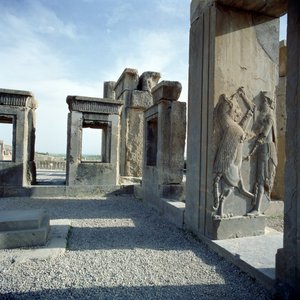 Salle du trône de Xerxès, achevée vers 480 av. J.-C. - Achaemenid