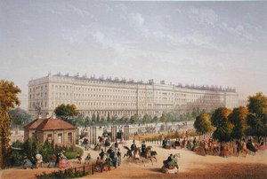 Hyde Park Gardens, vers 1862 - Achille Louis Martinet