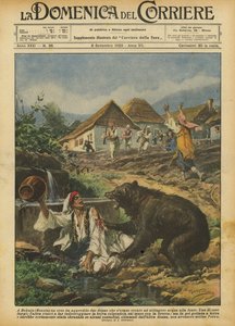 À Bokain (Bosnie), un ours a attaqué deux femmes qui étaient allées puiser de l