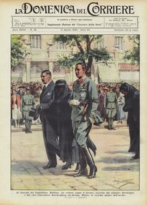 Aux funérailles du chancelier Dollfuss