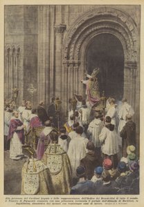 En présence du Cardinal Légat et des représentants de l