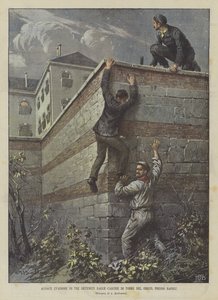 Audacieuse évasion de trois détenus des prisons de Torre del Greco, près de Naples - Achille Beltrame