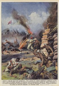 Coup de main audacieux des gondarini - Achille Beltrame
