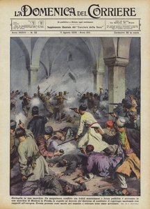 Bataille dans une mosquée