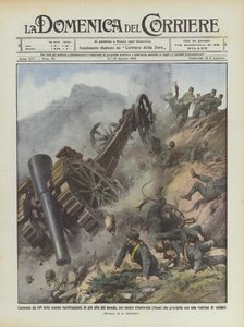 Canon de 149 de nos fortifications, les plus hautes du monde, sur le mont Chaberton