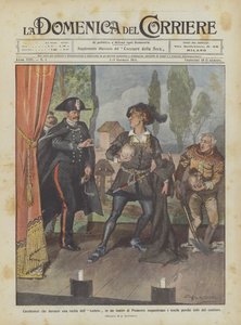 Carabiniers saisissant des crânes pendant une représentation de Hamlet dans un théâtre du Piémont ?