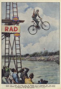 Course, vol et plongeon!