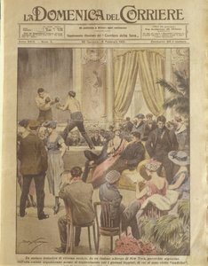 Illustration de couverture de la fête de New York pour les jeunes à racheter - Achille Beltrame