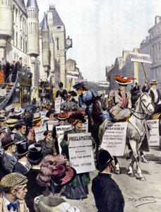 Manifestations à Londres en septembre 1908