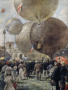 Départ de montgolfière au Salon de l