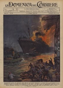 Arrivée dramatique - Achille Beltrame