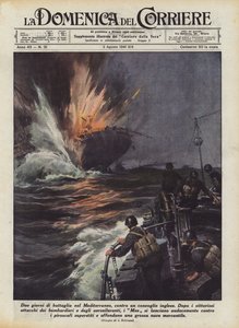 Deux jours de bataille en Méditerranée, contre un convoi anglais - Achille Beltrame
