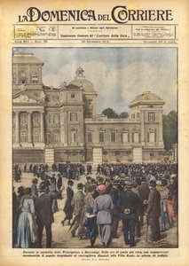 Pendant la maladie des Princesses, à Racconigi
