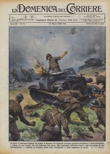 Héroïsme des légionnaires italiens sur les champs d