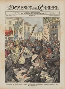 Fête tragique du Corpus Domini à Bialystok (Russie européenne), bombes contre la procession et massacre de juifs - Achille Beltrame