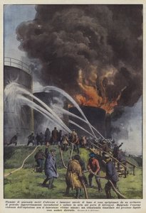 Des flammes de quarante mètres de hauteur et d