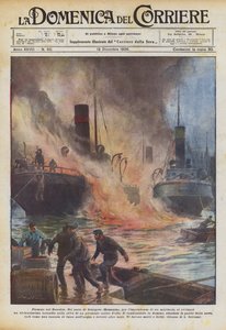 Flammes sur le Danube - Achille Beltrame