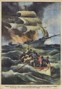 Flammes sur la mer