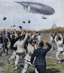 Vol du dirigeable piloté par Crocco et Ricaldoni à Rome, 31 octobre