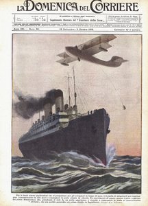 Parmi les nombreuses nouvelles applications envisagées pour les avions en temps de paix - Achille Beltrame