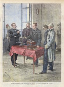 Les expériences du télégraphe sans fil à travers la Manche - Achille Beltrame