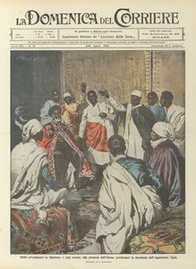 Graves événements en Abyssinie, les chefs shoaans, en présence de l