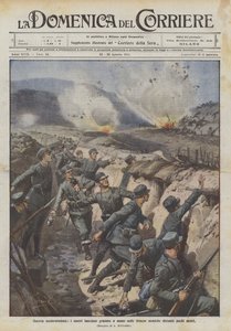 Guerre très moderne, nos troupes lancent des grenades à main dans les tranchées ennemies à quelques mètres de distance