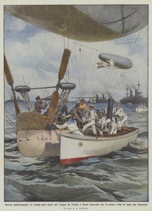 Guerre très moderne, nos navires aériens dans le voyage de Tripoli à Zuara ancrent pour la première fois