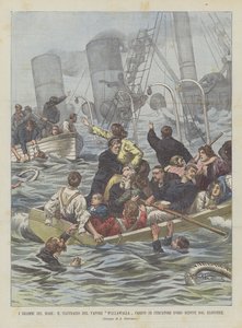 Les drames de la mer, le naufrage du vapeur Wallawalla chargé de chercheurs d