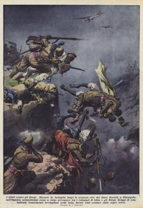 Les Libyens contre les Éthiopiens - Achille Beltrame