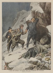 Les drames de la montagne, une ascension alpine près de Bardonecchia finie tragiquement - Achille Beltrame