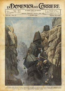 Les drames des chemins de fer - Achille Beltrame