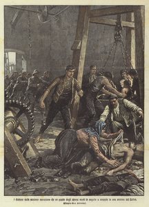 Les drames des mines, extraction d