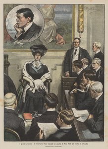 Les grands procès, le millionnaire Thaw devant les juges de New York pour meurtre - Achille Beltrame