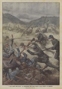 Les nouveaux aspects de la guerre, une contre-attaque de notre infanterie, avec casques et masques