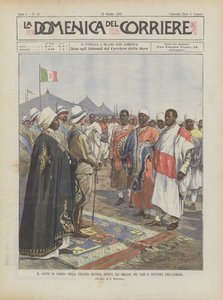 Le comte de Turin dans la colonie érythréenne reçoit les hommages des chefs et notables d