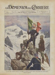 Le duc des Abruzzes conquiert pour la première fois, le 5 août, un pic réputé inaccessible du Mont Blanc