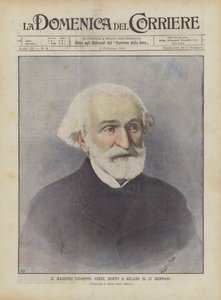 Le maître Giuseppe Verdi, mort à Milan le 27 janvier - Achille Beltrame