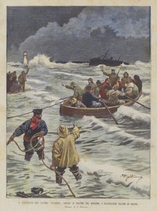 Le naufrage du vapeur Planier près des bouches du Rhône, les passagers sauvés