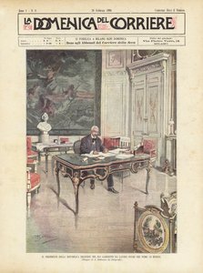 Le Président de la République Française dans son Cabinet de Travail Quelques Heures avant de Mourir - Achille Beltrame