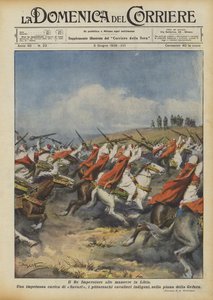 Le Roi Empereur aux manœuvres en Libye
