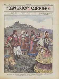 Le voyage des souverains en Sardaigne, quelques costumes caractéristiques de l