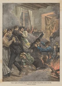 Le bal tragique de Fucecchio (Florence), le plancher incendié qui s