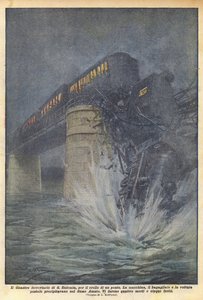 La catastrophe ferroviaire de S. Eufemia, due à l