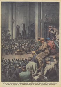 Le premier concert dans les ateliers - Achille Beltrame