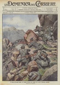 La bravoure de nos alpins, six Italiens résistent pendant cinq heures à plus de deux cents Autrichiens - Achille Beltrame
