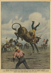 Dans une propriété au Canada, un cow-boy voulant arrêter la fuite d