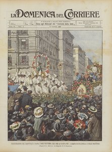 Inauguration du carnaval à Naples après vingt ans d