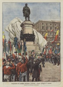 Inauguration du grand monument à Garibaldi, à Naples, le 7 courant