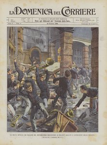 La grave révolte des garçons du réformatoire Marchiondi, à Milan, assaut et destruction des ateliers